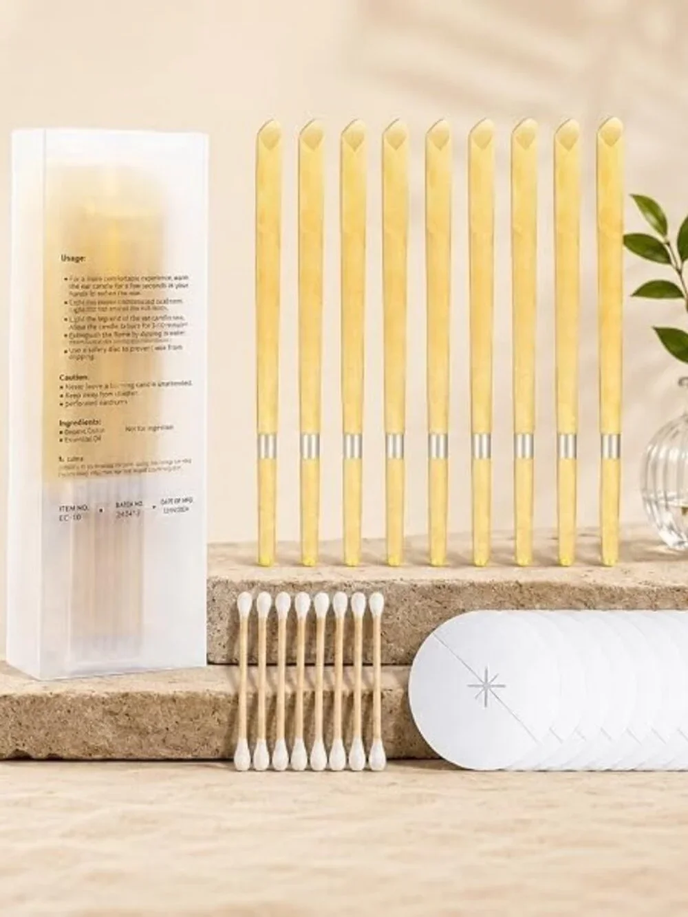 [NEW] Ear Wax Removal Kit Natural Ear Cleaning Set Natural Beeswax
